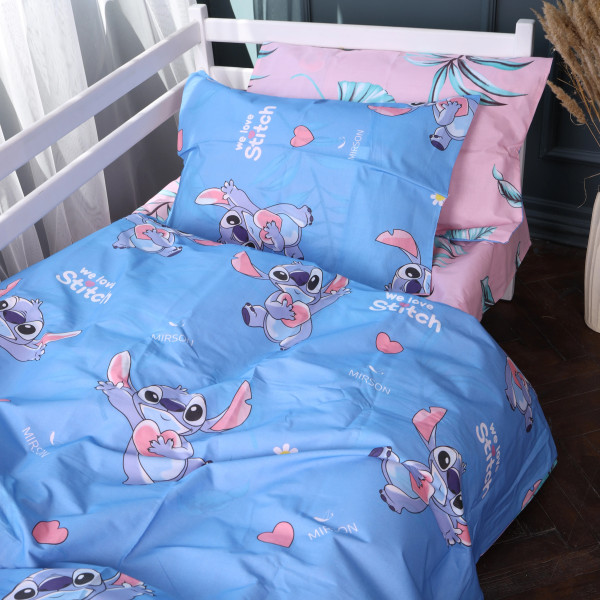 Фото - Наволочка MirSon Ranforce Elite Kids Time 17-0817 Stitch 70х70 (2200011545684)