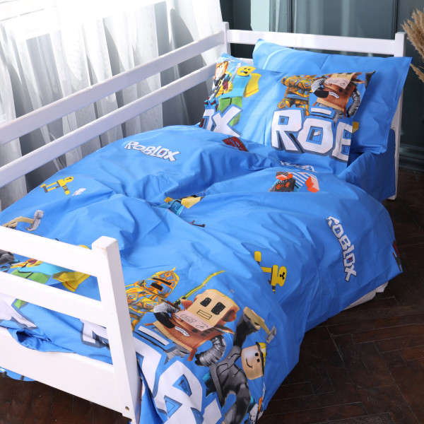 Фото - Наволочка MirSon Бязь 17-0820 Roblox game blue 70х70 (2200011551333)