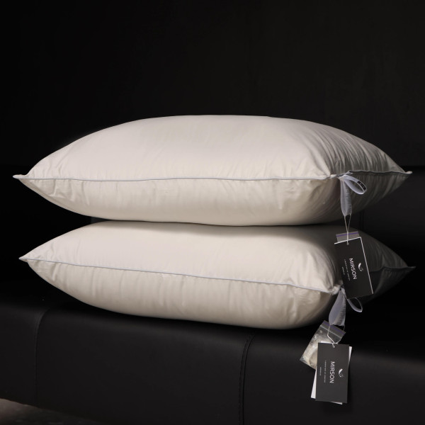 Фото - Подушка стандартная MirSon №206 Silver Cloud 70х70 см (2200009348884)