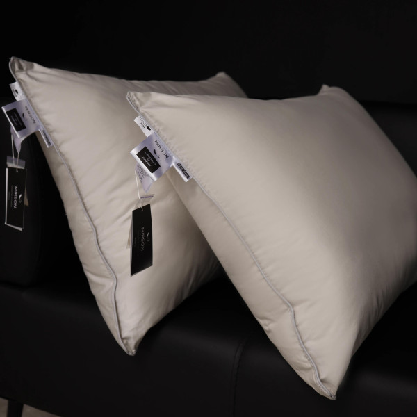 Фото - Подушка стандартная MirSon №206 Silver Cloud 70х70 см (2200009348884)