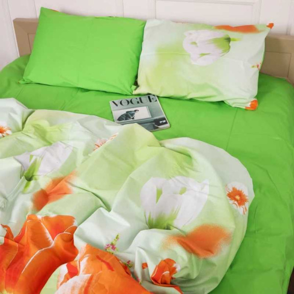 Фото - Комплект постільної білизни дитячий MirSon Сатин 22-1287 Tulips (2200003598193)