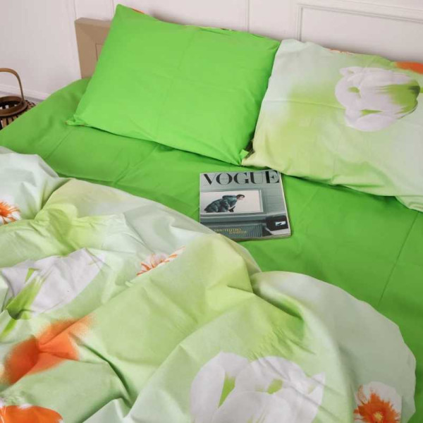 Фото - Комплект постільної білизни дитячий MirSon Сатин 22-1287 Tulips (2200003598193)