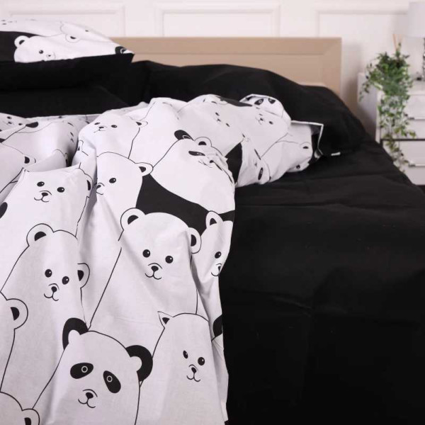 Фото - Комплект постільної білизни дитячий MirSon 110х140 см 17-4849 White bear Ranforce Elite (2200009584251)