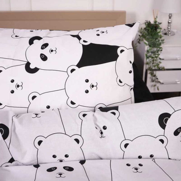 Фото - Комплект постільної білизни дитячий MirSon 110х140 см 17-4849 White bear Ranforce Elite (2200009584251)