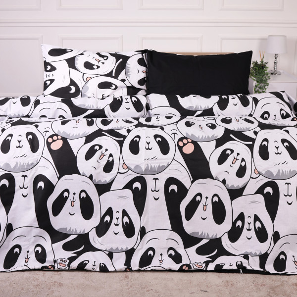 Фото - Наволочка дитяча MirSon Ranforce Elite 17-4850 Panda 70х70 см (2200009584848)