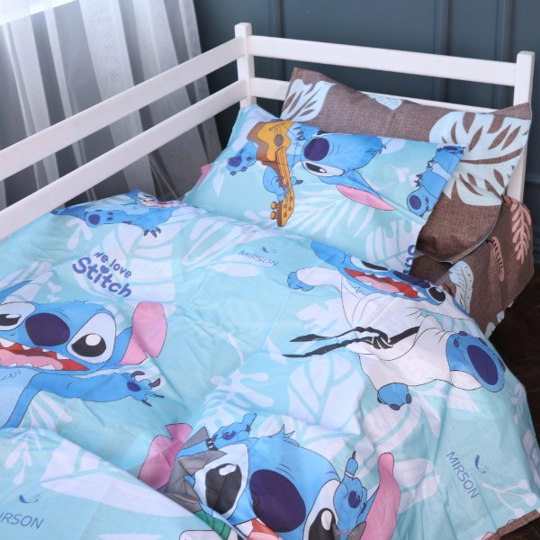 Фото - Наволочка MirSon Kids TimeRanforce Elite 17-0857 Stitchpop 70х70 (2200011718620)