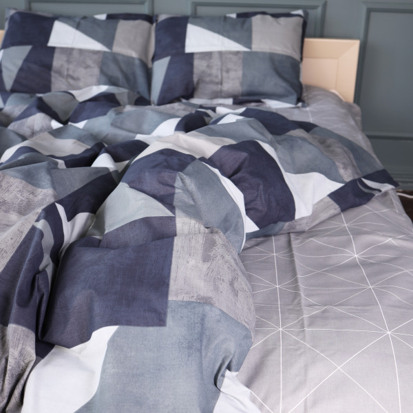 Фото - Наволочка MirSon Ranforce Elite 17-0850 Geometrica 60х60 (2200011702476)