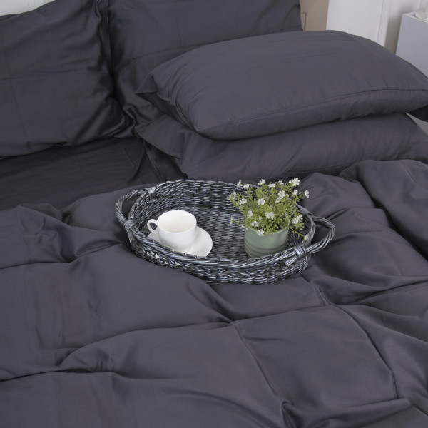 Фото - Наволочка MirSon Iron 0240 Grey 50х70 см (2200000672674)