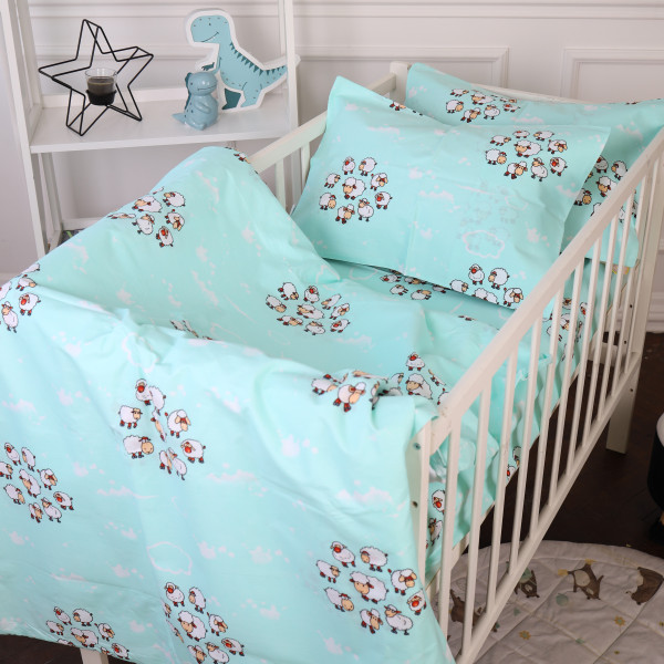 Фото - Наволочка MirSon 20-0030 Lambs Бязь 70х70 см (2200010267297)