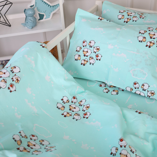 Фото - Наволочка MirSon 20-0030 Lambs Бязь 70х70 см (2200010267297)