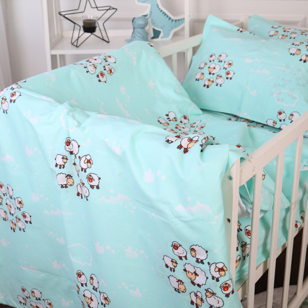 Фото - Наволочка MirSon 20-0030 Lambs Бязь 70х70 см (2200010267297)