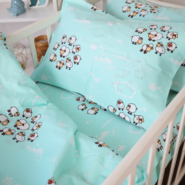 Фото - Наволочка MirSon 20-0030 Lambs Бязь 70х70 см (2200010267297)