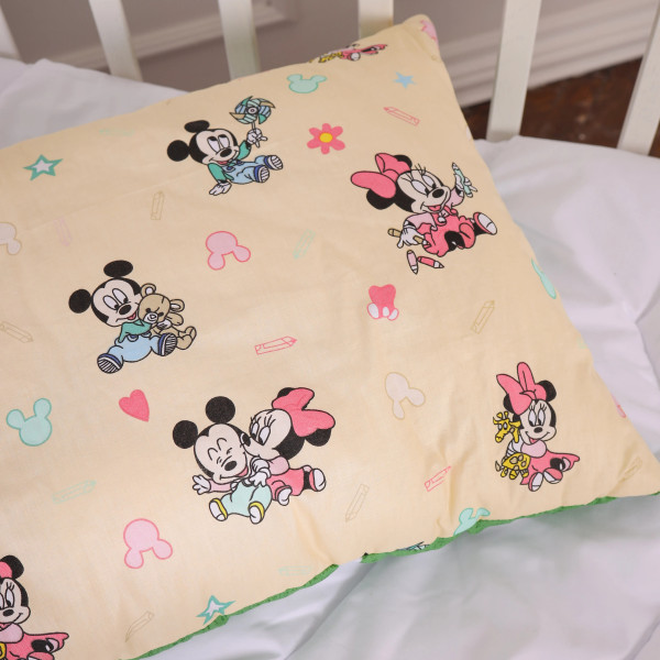 Фото - Подушка стандартная MirSon Kids Time 20-0043 Green Mikey Mouse 50х70 см (2200009666377)