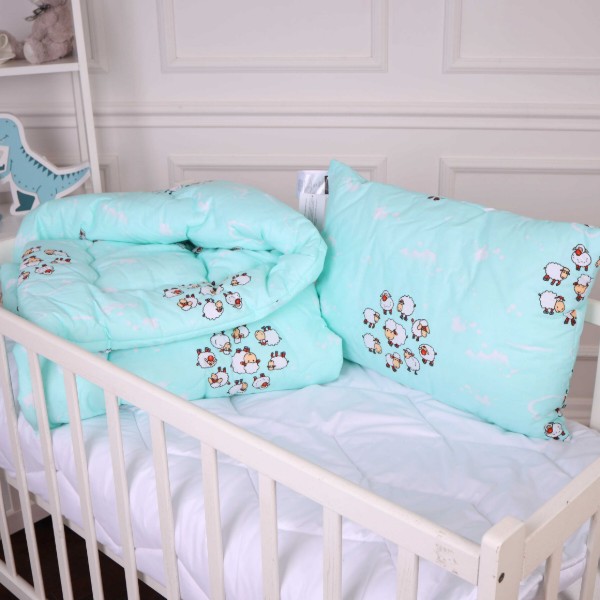 Фото - Одеяло детское зима MirSon антиаллергенное Kids Time 20-0030 Lambs 140х205 см EcoSilk (2200009664472)