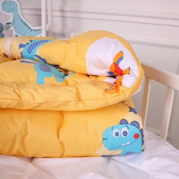 Фото - Одеяло детское зима MirSon антиаллергенное Kids Time 20-0033 Good dinosaur 110х140 см Хлопок (2200009664878)