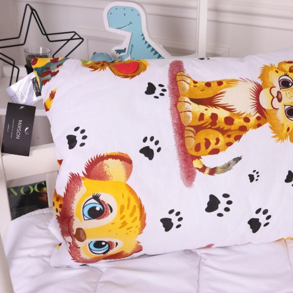 Фото - Подушка стандартная MirSon Kids Time 20-0034 King Tiger EcoSilk 50х70 см (2200009669156)