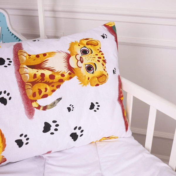 Фото - Подушка стандартная MirSon Kids Time 20-0034 King Tiger 40х60 см (2200009665097)