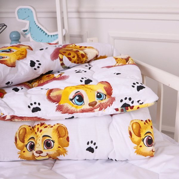 Фото - Одеяло детское зима MirSon антиаллергенное Kids Time 20-0034 King Tiger 140х205 см Хлопок (2200009665028)