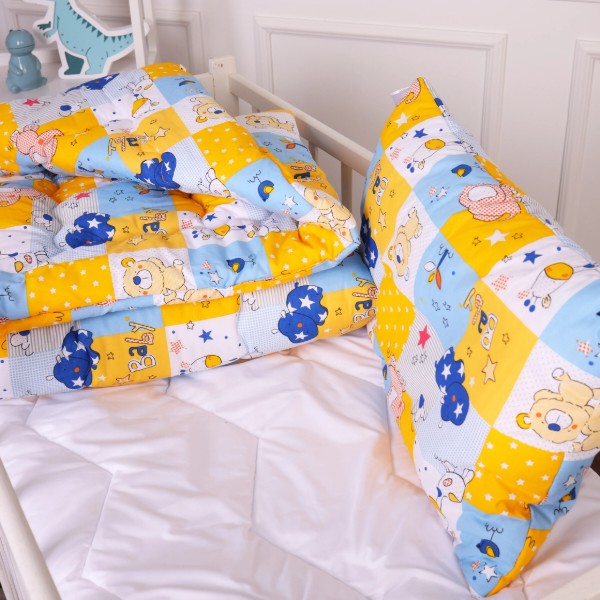 Фото - Одеяло детское зима MirSon антиаллергенное Kids Time 20-0038 Cute animals 140х205 см Хлопок (2200009665585)