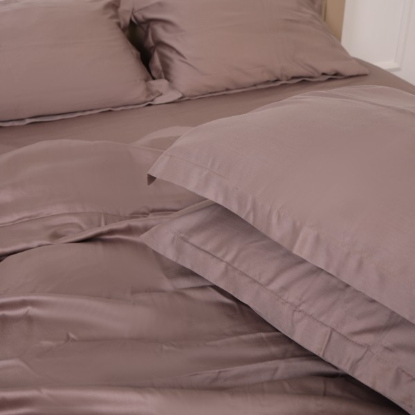 Фото - Наволочка MirSon Tencel №08 Beige 70х70 см (2200009637247)