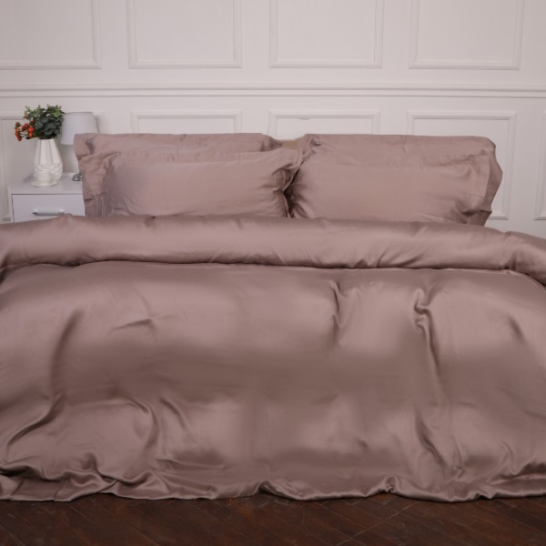 Фото - Наволочка MirSon Tencel №08 Beige 70х70 см (2200009637247)