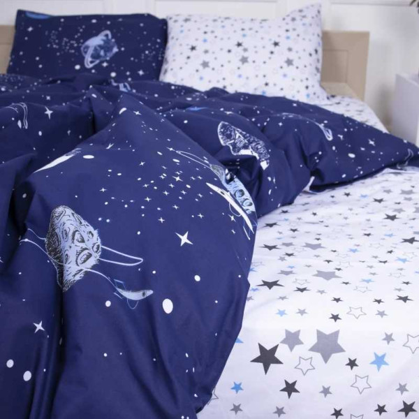 Фото - Комплект постільної білизни дитячий MirSon Бязь 17-0014 Graciana 110х140 (2200001382459)