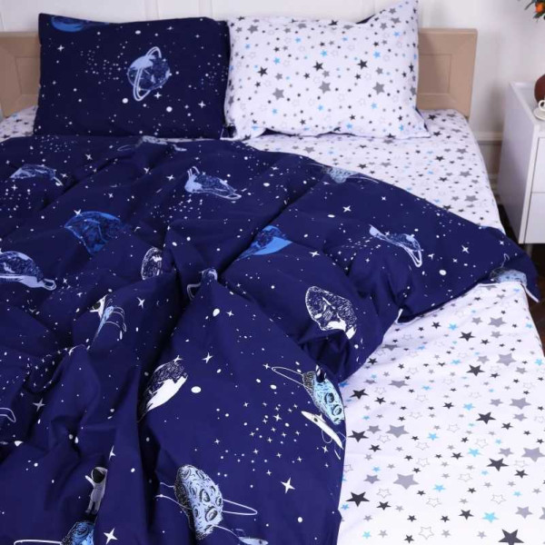 Фото - Комплект постільної білизни дитячий MirSon Бязь 17-0014 Graciana 110х140 (2200001382459)
