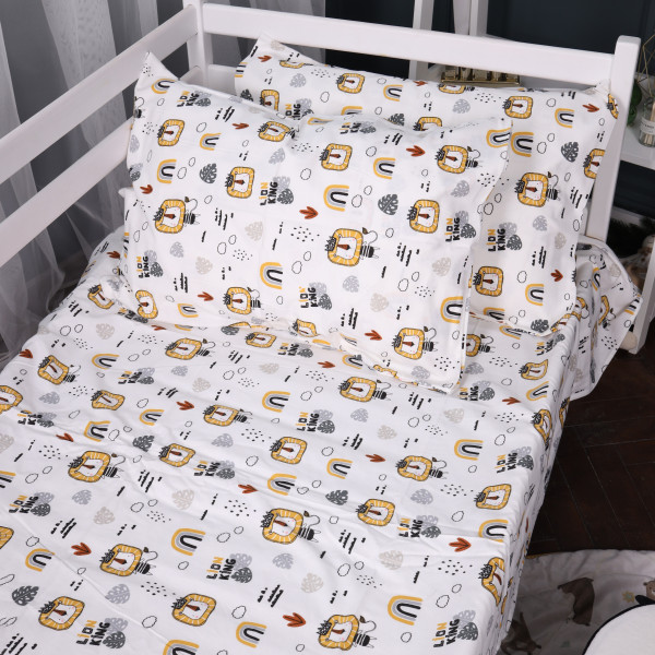 Фото - Наволочка MirSon Фланель 014 Lion 60х60 см (2200009655173)