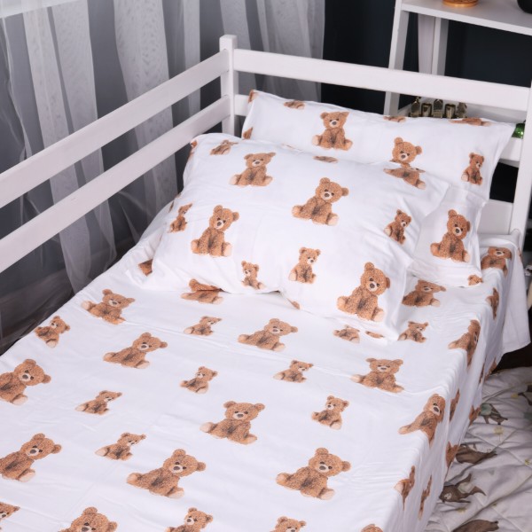 Фото - Наволочка MirSon Фланель 017 Teddy 60х60 см (2200009655661)