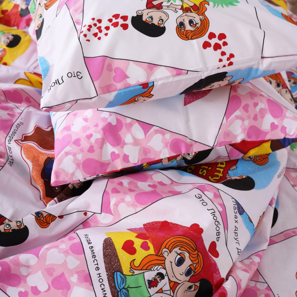 Фото - Наволочка MirSon Бязь 17-0109 Love 40х60 см (2200001608474)