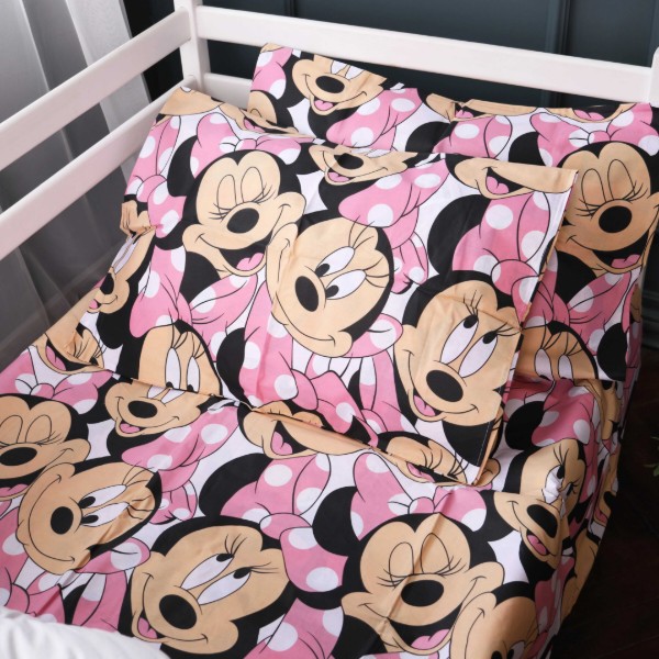 Фото - Комплект постільної білизни MirSon 175х210 см Kids Time 17-0862 Minnie Style Бязь (2200011861616)