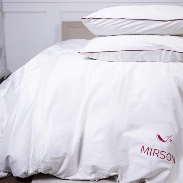 Фото - Наволочка MirSon Сатин Corner Moko White 40x60 см (2200001484566)