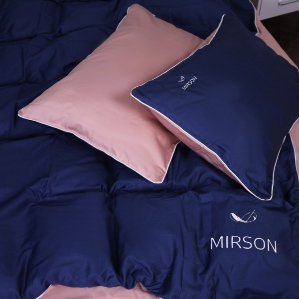 Фото - Комплект постільної білизни MirSon Сатин Electrik 0165+4052 200х220 см (2200000688705)