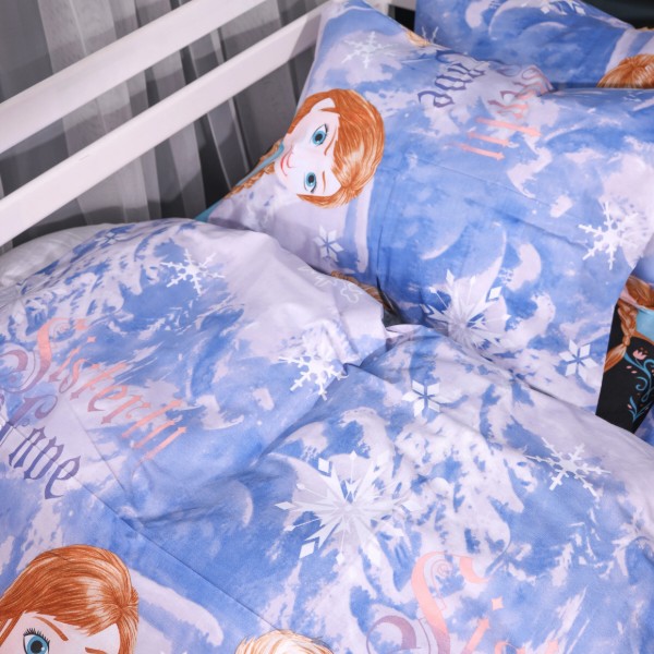 Фото - Комплект постільної білизни MirSon 143х210 см 17-0893 Frozen Elsa and Anna Бязь (2200012391341)