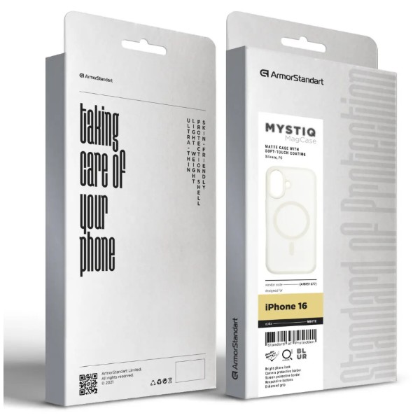 Фото - Чохол для смартфону Armorstandart Mystiq MagCase for Apple iPhone 16 White (ARM91577)
