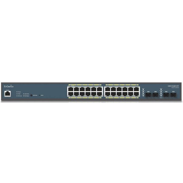 Фото - Коммутатор локальної мережі (Switch) EnGenius EWS7928P-FIT