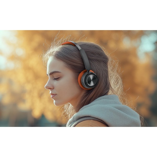 Фото - Навушники накладні бездротові Muse M-271 DB Orange