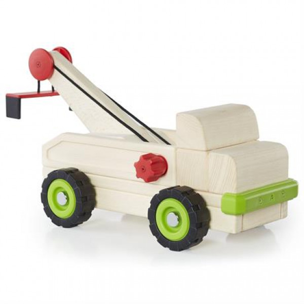Фото - Наземная спецтехника Guidecraft Block Science Trucks Эвакуатор деревянный 37 см (G7532)