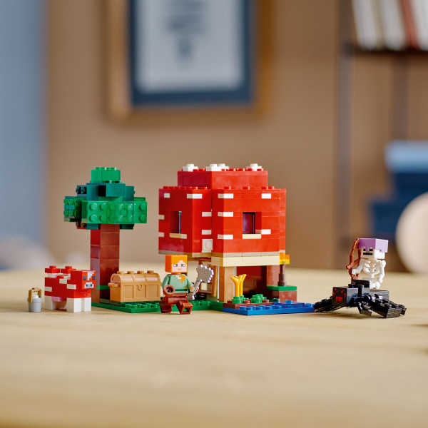 Фото - Конструктор LEGO Minecraft Грибной дом (21179)