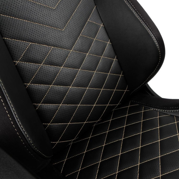 Фото - Крісло для геймерів Noblechairs EPIC Black/Gold (NBL-PU-GOL-002)