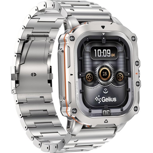 Фото - Смарт-годинник Gelius Tactical Heavy (GP-SW016) Silver Titan (101910)