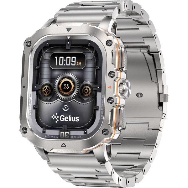Фото - Смарт-годинник Gelius Tactical Heavy (GP-SW016) Silver Titan (101910)