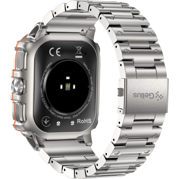Фото - Смарт-годинник Gelius Tactical Heavy (GP-SW016) Silver Titan (101910)
