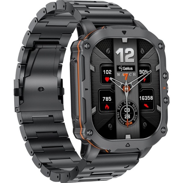 Фото - Смарт-годинник Gelius Tactical Heavy (GP-SW016) Black Chrome (101909)