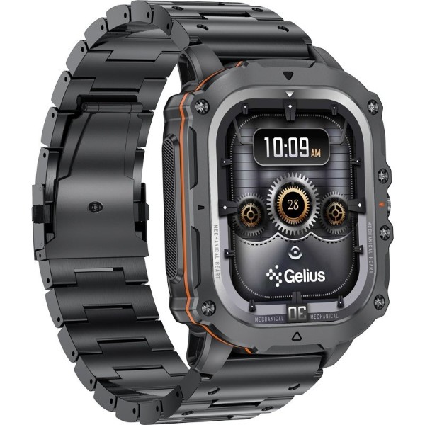 Фото - Смарт-годинник Gelius Tactical Heavy (GP-SW016) Black Chrome (101909)