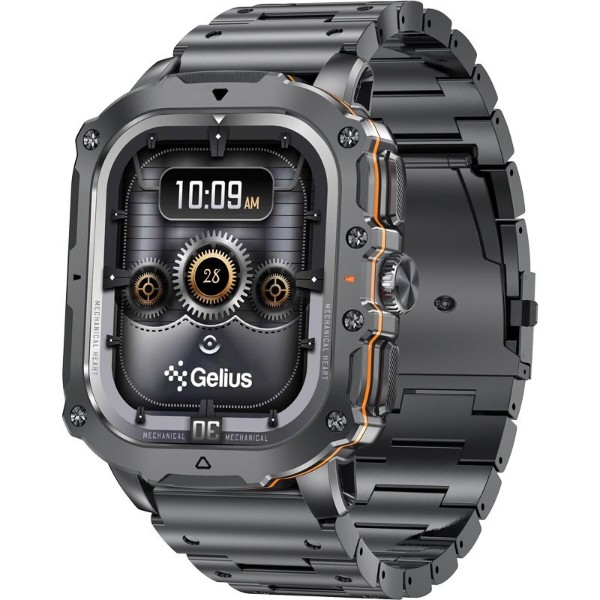 Фото - Смарт-годинник Gelius Tactical Heavy (GP-SW016) Black Chrome (101909)