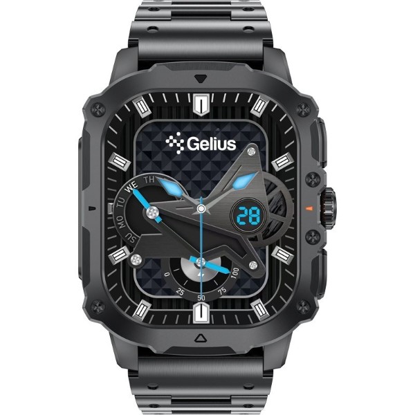 Фото - Смарт-годинник Gelius Tactical Heavy (GP-SW016) Black Chrome (101909)