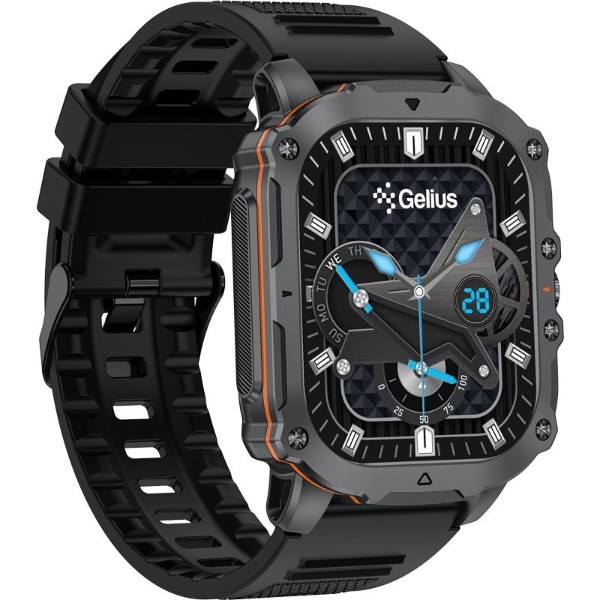 Фото - Смарт-годинник Gelius Tactical Heavy (GP-SW016) Black Chrome (101909)