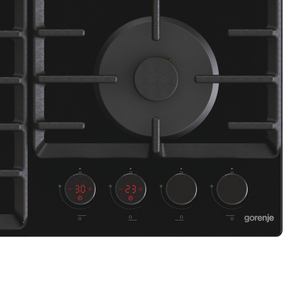 Фото - Уценка - Варочная панель газовая Gorenje GKTW642SYB Black