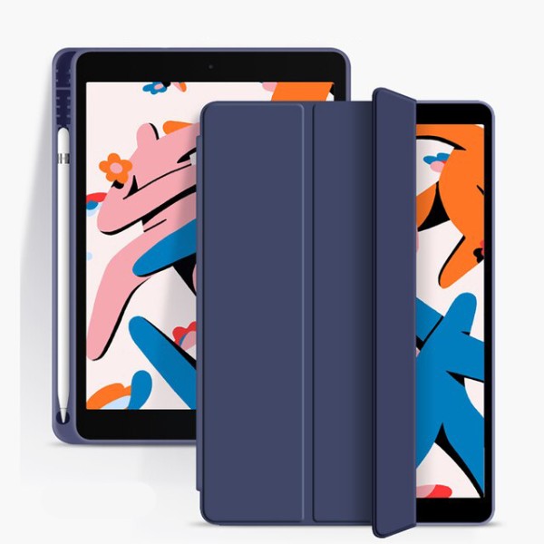 Фото - Чехол для планшета Becover Tri Fold Soft TPU с креплением Apple Pencil для Apple iPad Air 11" M2/M3 (2024/2025) Deep Blue (711401)